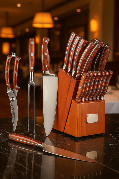 Ensemble de Couteaux de Cuisine 16 Pièces